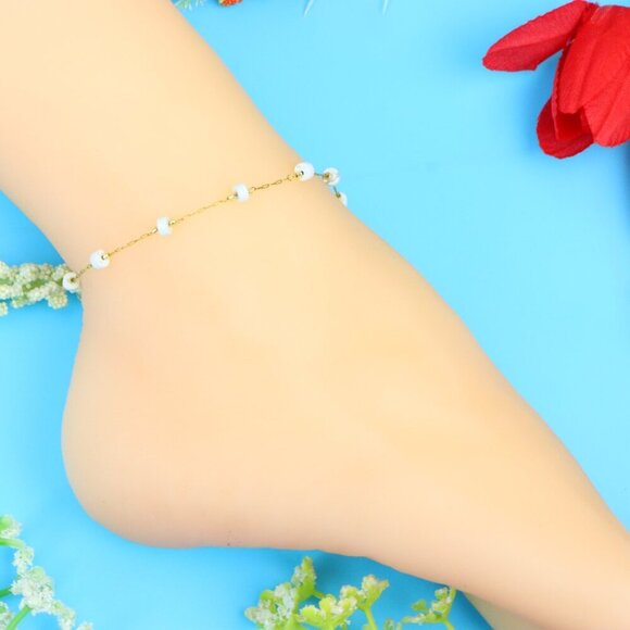 Elegant Handmade Anklet – Perfect for Women & Girls | Ideal Gift Option, DYC1559 - Picture 4 of 9